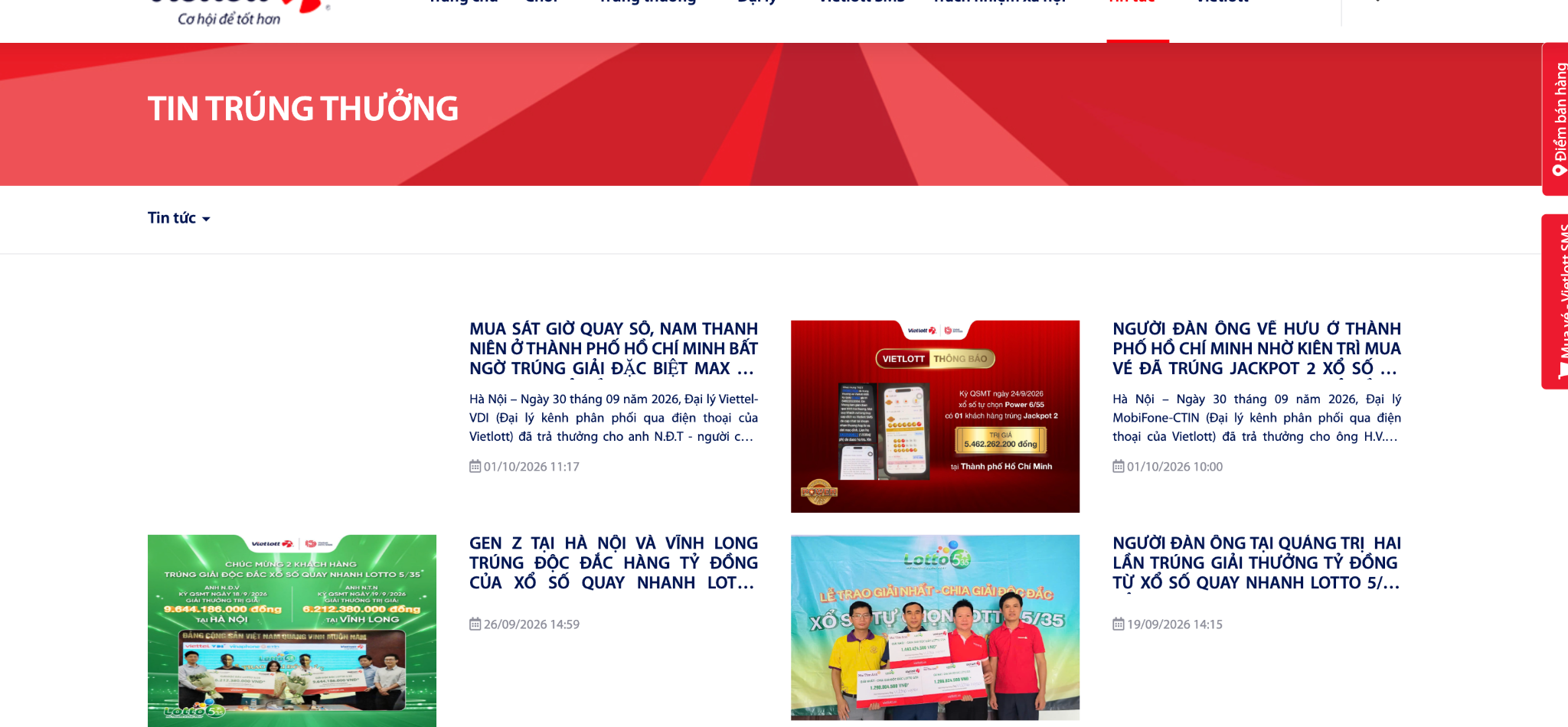 Hình ảnh tin trao thưởng Power 6/55